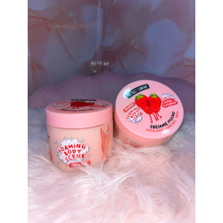 Exfoliante corporal fresa