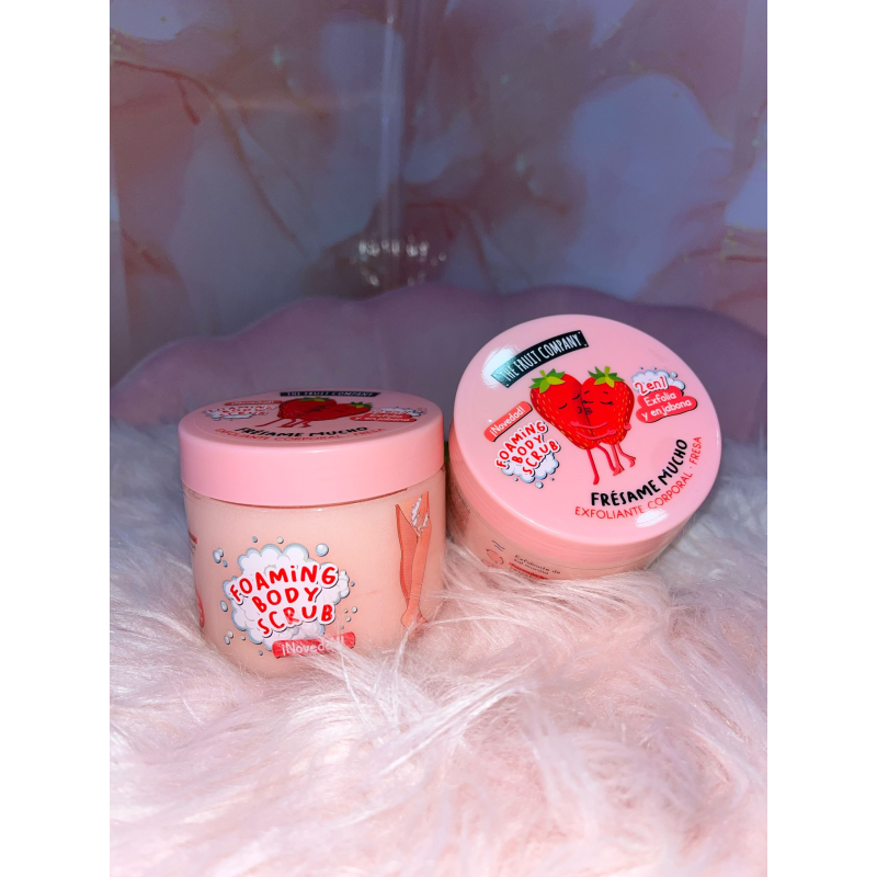 Exfoliante corporal fresa