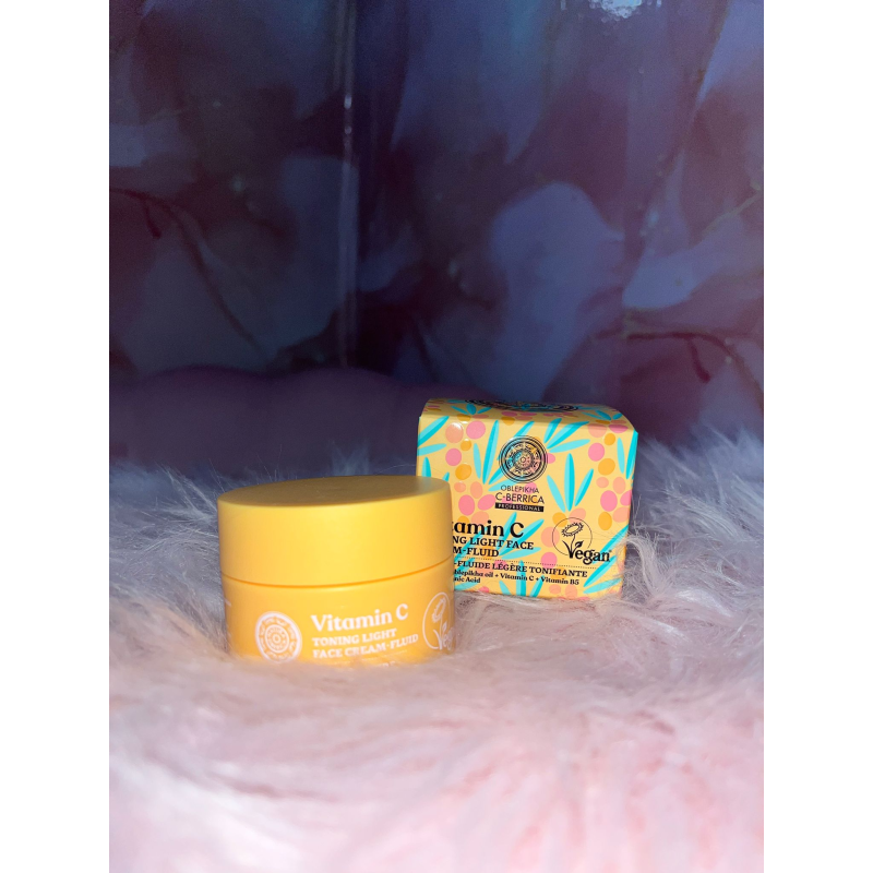 Crema facial fluida tonificante Vitamina C