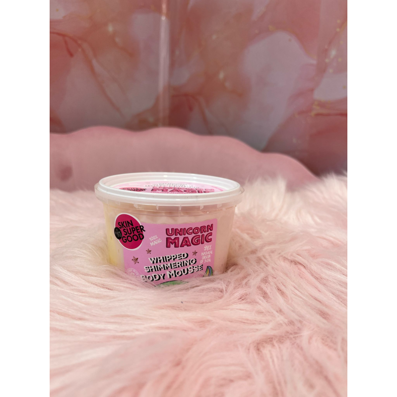 Mousse corporal hidratante y brillante