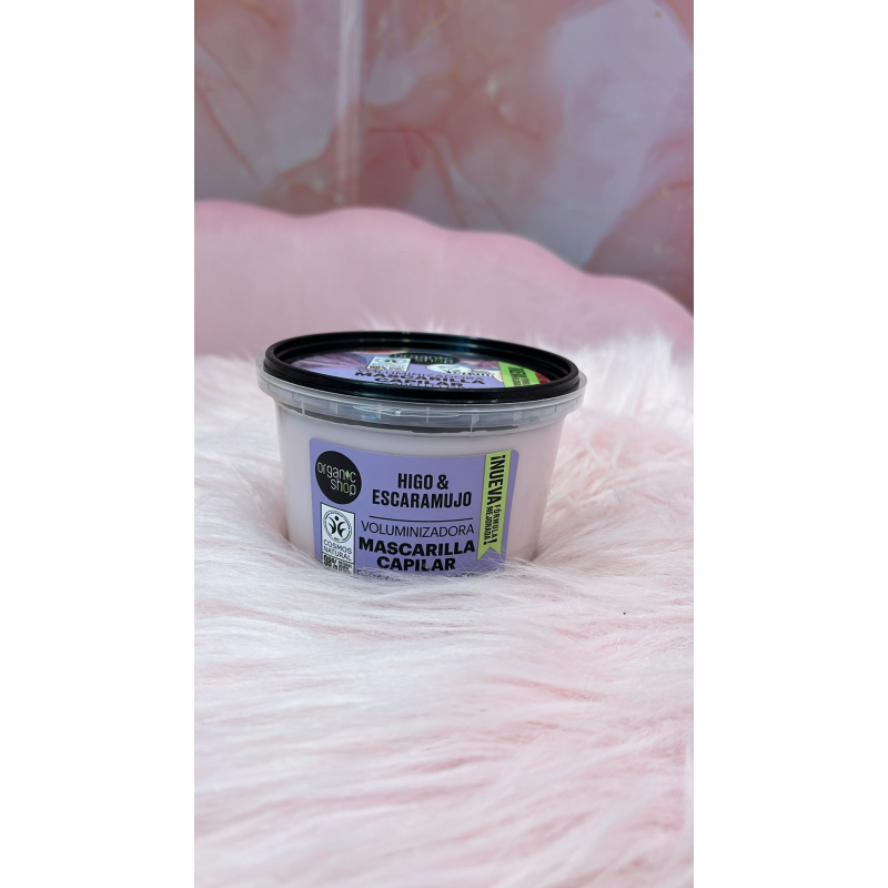 Mascarilla capilar voluminizadora para cabello graso